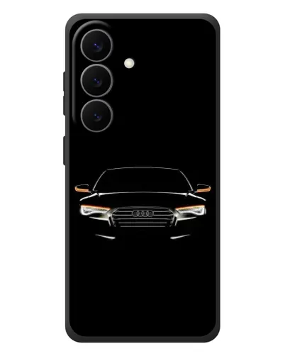 Чехол для Samsung Galaxy S26 Plus с картинкой «Audi — ночной контур»