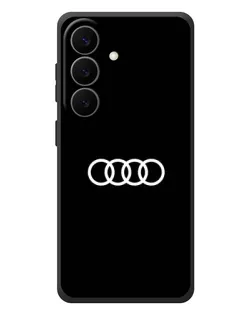 Чехол для Samsung Galaxy S26 Plus с картинкой «Audi White Logo»