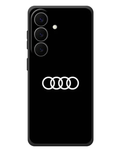 Чехол для Samsung Galaxy S26 Plus с картинкой «Audi White Logo»