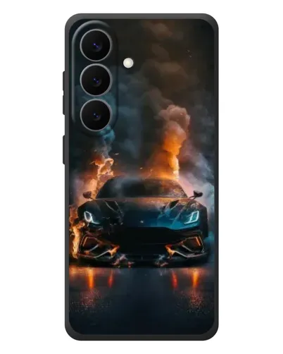 Чехол для Samsung Galaxy S26 Plus с картинкой «Lamborghini дымная эстетика» Чехол для Samsung Galaxy S26 Plus с картинкой «Lamborghini дымная эстетика»