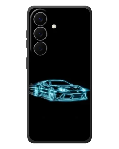 Чехол для Samsung Galaxy S26 Plus с картинкой «Неоновый контур Lamborghini» Чехол для Samsung Galaxy S26 Plus с картинкой «Неоновый контур Lamborghini»