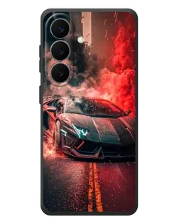 Чехол для Samsung Galaxy S26 Plus с картинкой «Lamborghini красный дым»