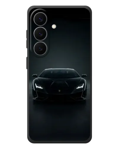 Чехол для Samsung Galaxy S26 Plus с картинкой «Черный Lamborghini Aventador» Чехол для Samsung Galaxy S26 Plus с картинкой «Черный Lamborghini Aventador»
