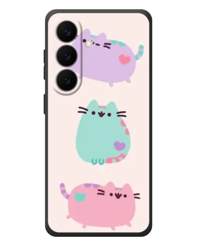 Чехол для Samsung Galaxy S26 Plus с картинкой «Pusheen трио»