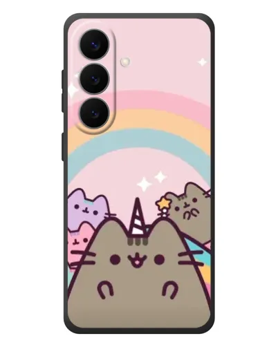 Чехол для Samsung Galaxy S26 Plus с картинкой «Единорог Pusheen»