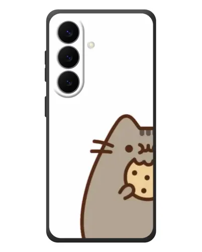 Чехол для Samsung Galaxy S26 Plus с картинкой «Пушин с печеньем»
