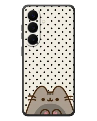 Чехол для Samsung Galaxy S26 Plus с картинкой «Пушин в горошек»
