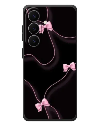 Чехол для Samsung Galaxy S26 Plus с картинкой «Розовые ленты» Чехол для Samsung Galaxy S26 Plus с картинкой «Розовые ленты»