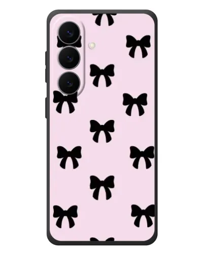 Чехол для Samsung Galaxy S26 Plus с картинкой «Черные банты Coquette» Чехол для Samsung Galaxy S26 Plus с картинкой «Черные банты Coquette»