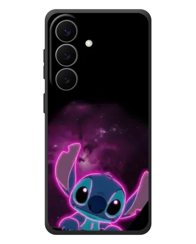 Чехол для Samsung Galaxy S26 Plus с картинкой «Неоновый Stitch»