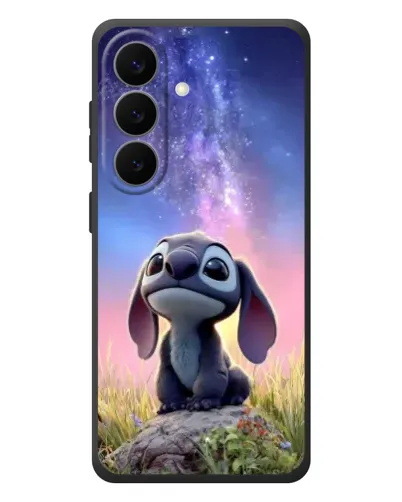 Чехол для Samsung Galaxy S26 Plus с картинкой «Стич на рассвете»