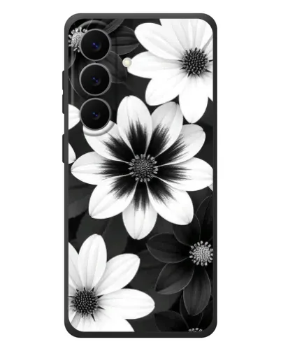 Чохол для Samsung Galaxy S26 Plus з картинкою «Монохромні айстри» Чохол для Samsung Galaxy S26 Plus з картинкою «Монохромні айстри»
