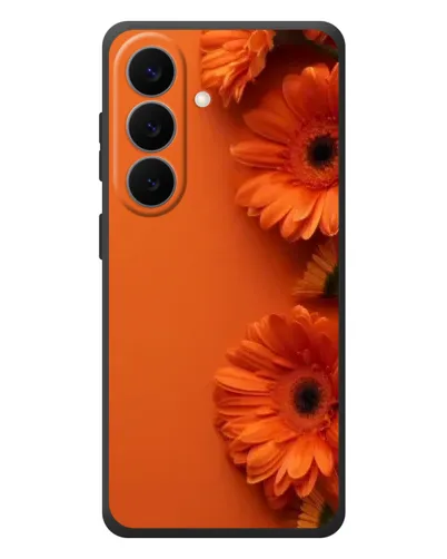 Чохол для Samsung Galaxy S26 Plus з картинкою «Помаранчеві гербери» Чохол для Samsung Galaxy S26 Plus з картинкою «Помаранчеві гербери»