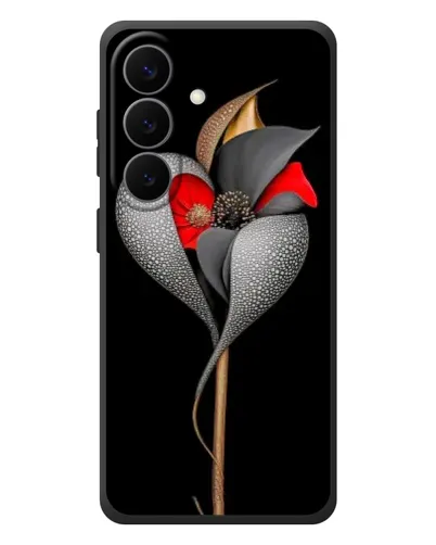 Чехол для Samsung Galaxy S26 Plus с картинкой «Серебряный фантазийный цветок» Чехол для Samsung Galaxy S26 Plus с картинкой «Серебряный фантазийный цветок»