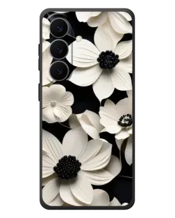 Чохол для Samsung Galaxy S26 Plus з картинкою «Об'ємні білі квіти»