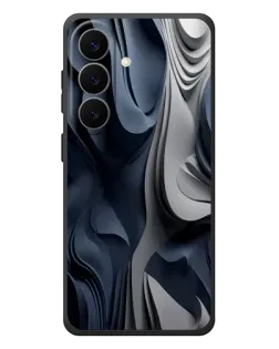 Чохол для Samsung Galaxy S26 Plus з картинкою «Об'ємні сині складки» Чохол для Samsung Galaxy S26 Plus з картинкою «Об'ємні сині складки»