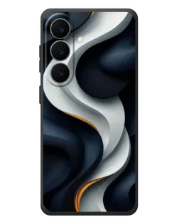 Чохол для Samsung Galaxy S26 Plus з картинкою «Об'ємні чорно-білі стрічки» Чохол для Samsung Galaxy S26 Plus з картинкою «Об'ємні чорно-білі стрічки»