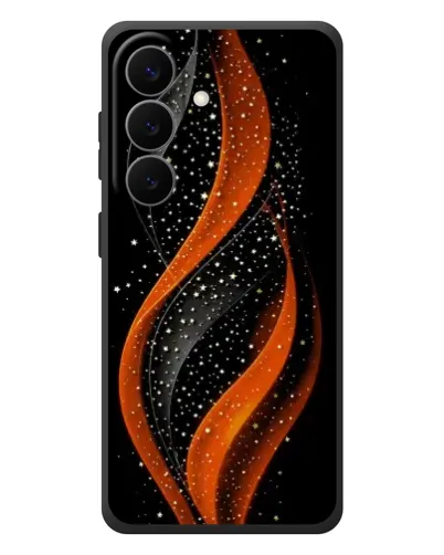 Чехол для Samsung Galaxy S26 Plus с картинкой «Огненная звездная волна»