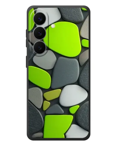 Чехол для Samsung Galaxy S26 Plus с картинкой «Яркая неоновая галька»