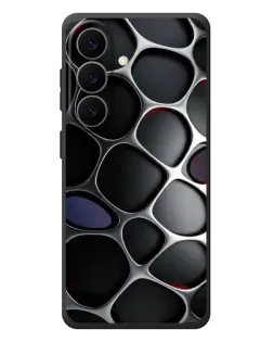 Чехол для Samsung Galaxy S26 Plus с картинкой «Объемная темная решетка»