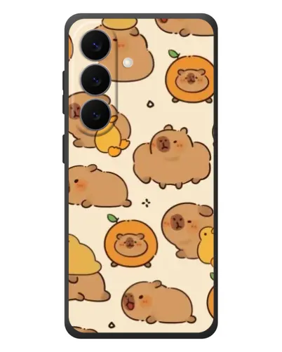 Чехол для Samsung Galaxy S26 Plus с картинкой «Капибары с апельсинами» Чехол для Samsung Galaxy S26 Plus с картинкой «Капибары с апельсинами»