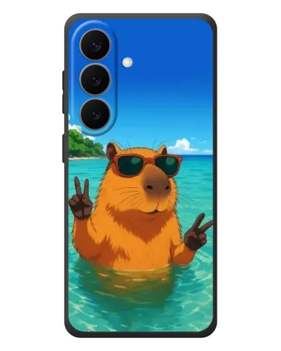 Чехол для Samsung Galaxy S26 Plus с картинкой «Морская капибара» Чехол для Samsung Galaxy S26 Plus с картинкой «Морская капибара»