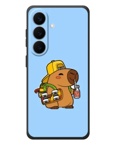 Чехол для Samsung Galaxy S26 Plus с картинкой «Капибара на скейте» Чехол для Samsung Galaxy S26 Plus с картинкой «Капибара на скейте»