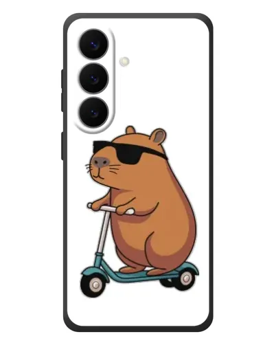Чехол для Samsung Galaxy S26 Plus с картинкой «Капибара на самокате» Чехол для Samsung Galaxy S26 Plus с картинкой «Капибара на самокате»