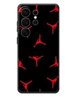Чехол для Samsung Galaxy S26 Ultra с картинкой «Jordan Red Pattern»