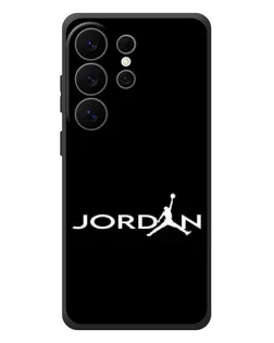 Чехол для Samsung Galaxy S26 Ultra с картинкой «Jordan White Logo»