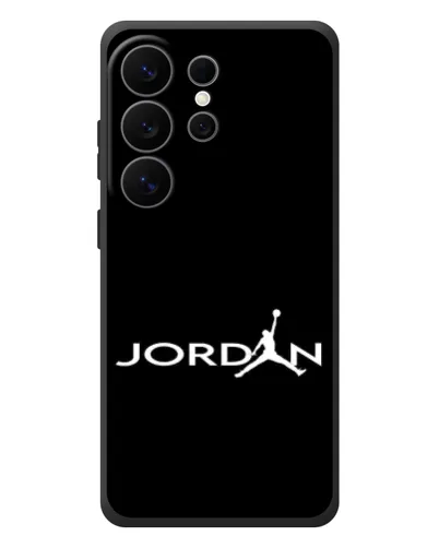 Чехол для Samsung Galaxy S26 Ultra с картинкой «Jordan White Logo»