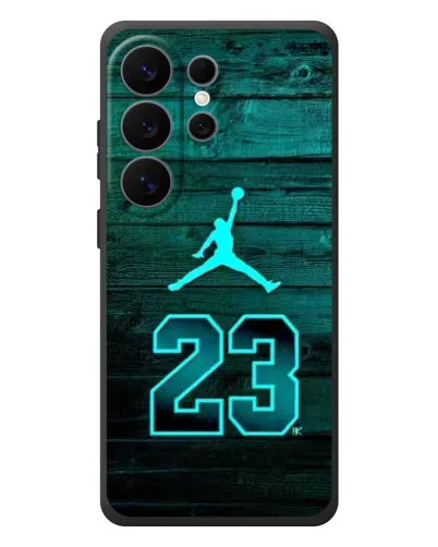 Чехол для Samsung Galaxy S26 Ultra с картинкой «Jordan Cyan 23»