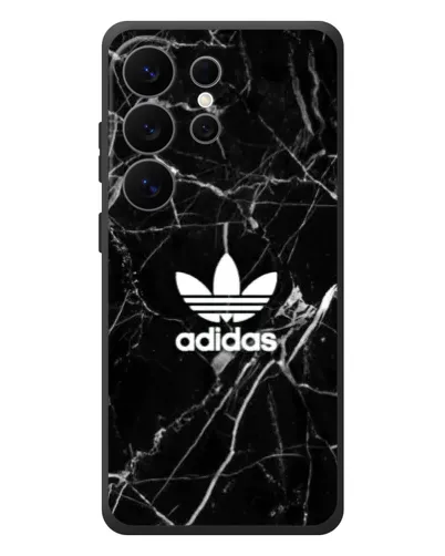 Чехол для Samsung Galaxy S26 Ultra с картинкой «Белый мрамор Adidas»