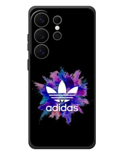 Чехол для Samsung Galaxy S26 Ultra с картинкой «Взрыв красок Adidas»