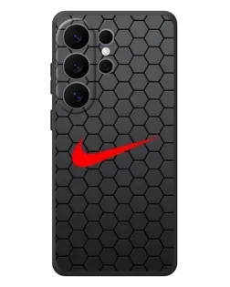 Чехол для Samsung Galaxy S26 Ultra с картинкой «Nike — карбоновая сетка»