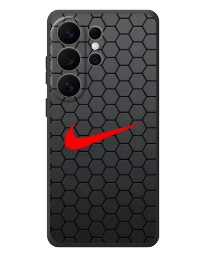 Чехол для Samsung Galaxy S26 Ultra с картинкой «Nike — карбоновая сетка»