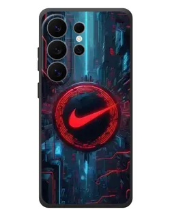 Чехол для Samsung Galaxy S26 Ultra с картинкой «Техногенный стиль Nike»