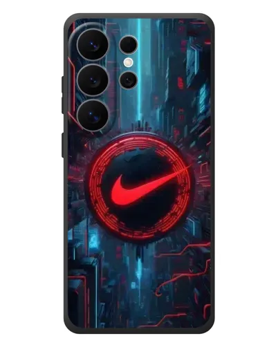 Чехол для Samsung Galaxy S26 Ultra с картинкой «Техногенный стиль Nike»