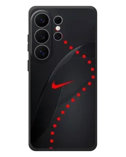 Чехол для Samsung Galaxy S26 Ultra с картинкой «Абстрактный дизайн Nike»