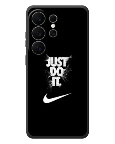 Чехол для Samsung Galaxy S26 Ultra с картинкой «Текстовый принт Nike»