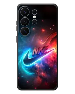Чехол для Samsung Galaxy S26 Ultra с картинкой «Огненный логотип Nike»