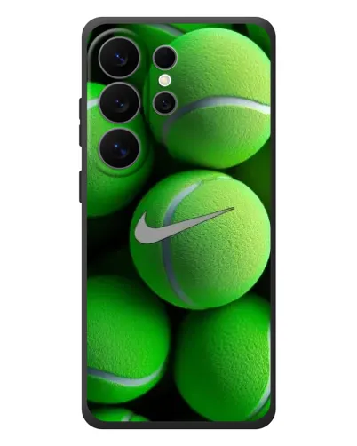 Чехол для Samsung Galaxy S26 Ultra с картинкой «Теннисные мячи Найк»