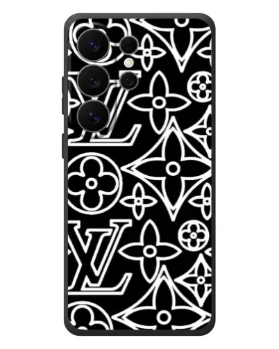 Чехол для Samsung Galaxy S26 Ultra с картинкой «Черно-белый узор LV» Чехол для Samsung Galaxy S26 Ultra с картинкой «Черно-белый узор LV»
