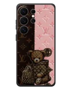Чехол для Samsung Galaxy S26 Ultra с картинкой «Мишка в стиле LV»