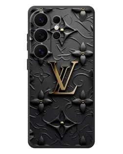 Чехол для Samsung Galaxy S26 Ultra с картинкой «Кожаная текстура LV»