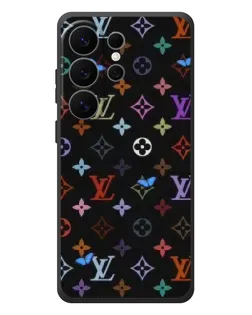 Чехол для Samsung Galaxy S26 Ultra с картинкой «Цветная монограмма LV»