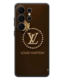 Чехол для Samsung Galaxy S26 Ultra с картинкой «LV — золотая печать»