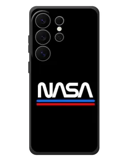 Чехол для Samsung Galaxy S26 Ultra с картинкой «NASA — классика Red Blue»