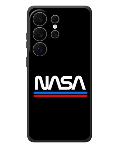 Чехол для Samsung Galaxy S26 Ultra с картинкой «NASA — классика Red Blue»