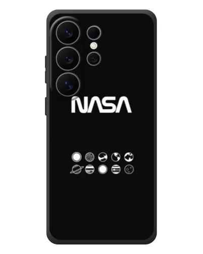 Чехол для Samsung Galaxy S26 Ultra с картинкой «NASA — технический принт»